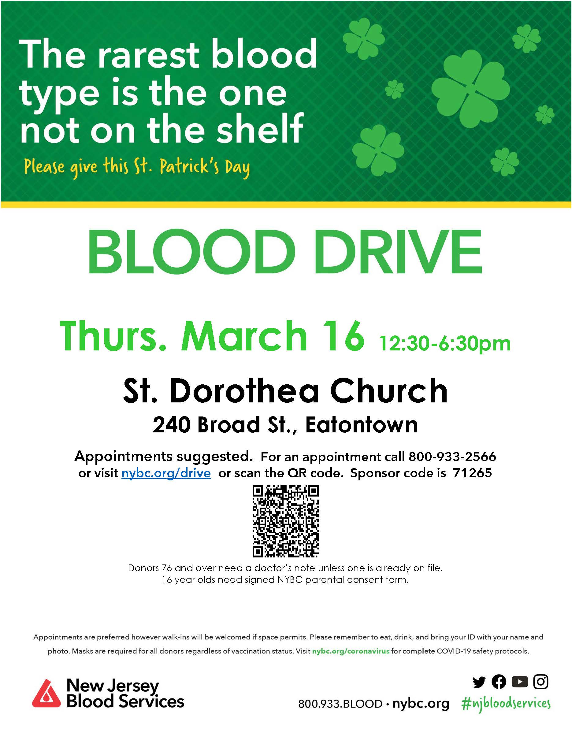 st dorothea StPatricksDay_Flyer_Template