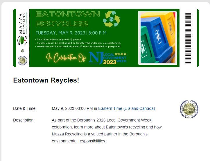 eatontown recycles
