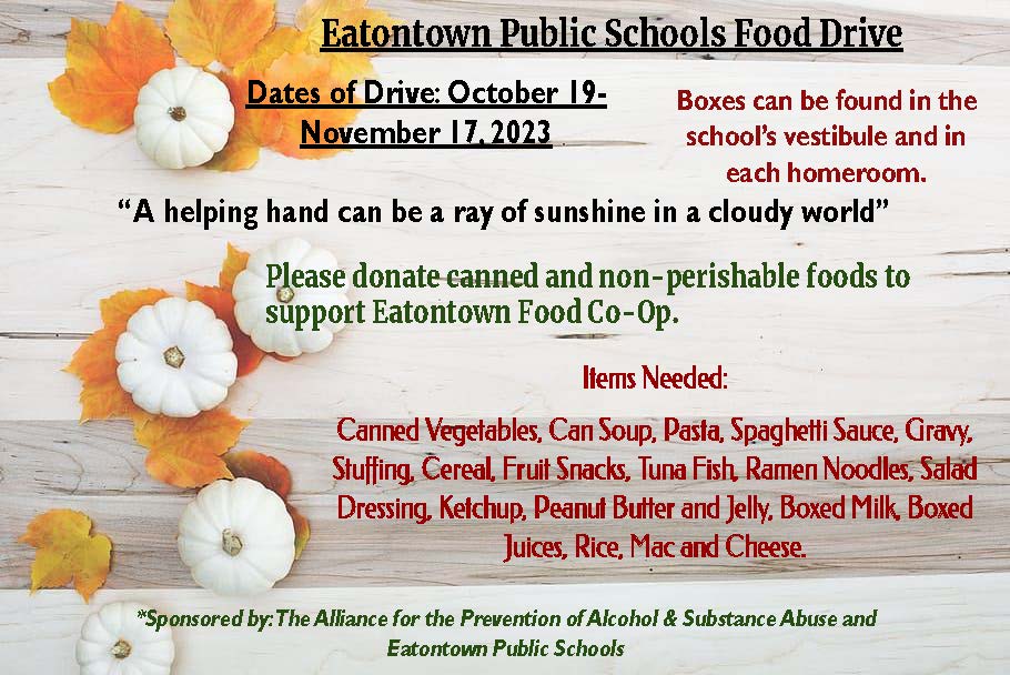 Thanksgiving Food Drive 2023