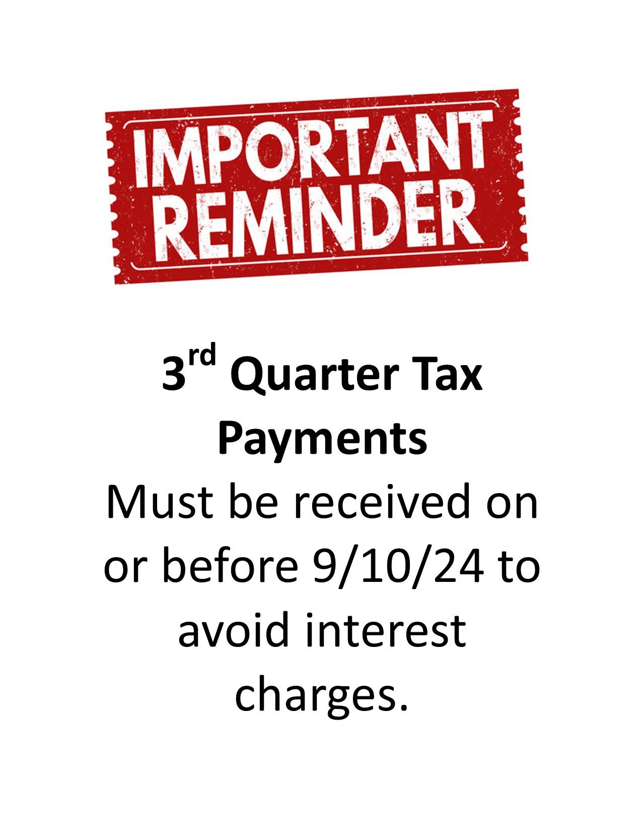 Reminder Tax