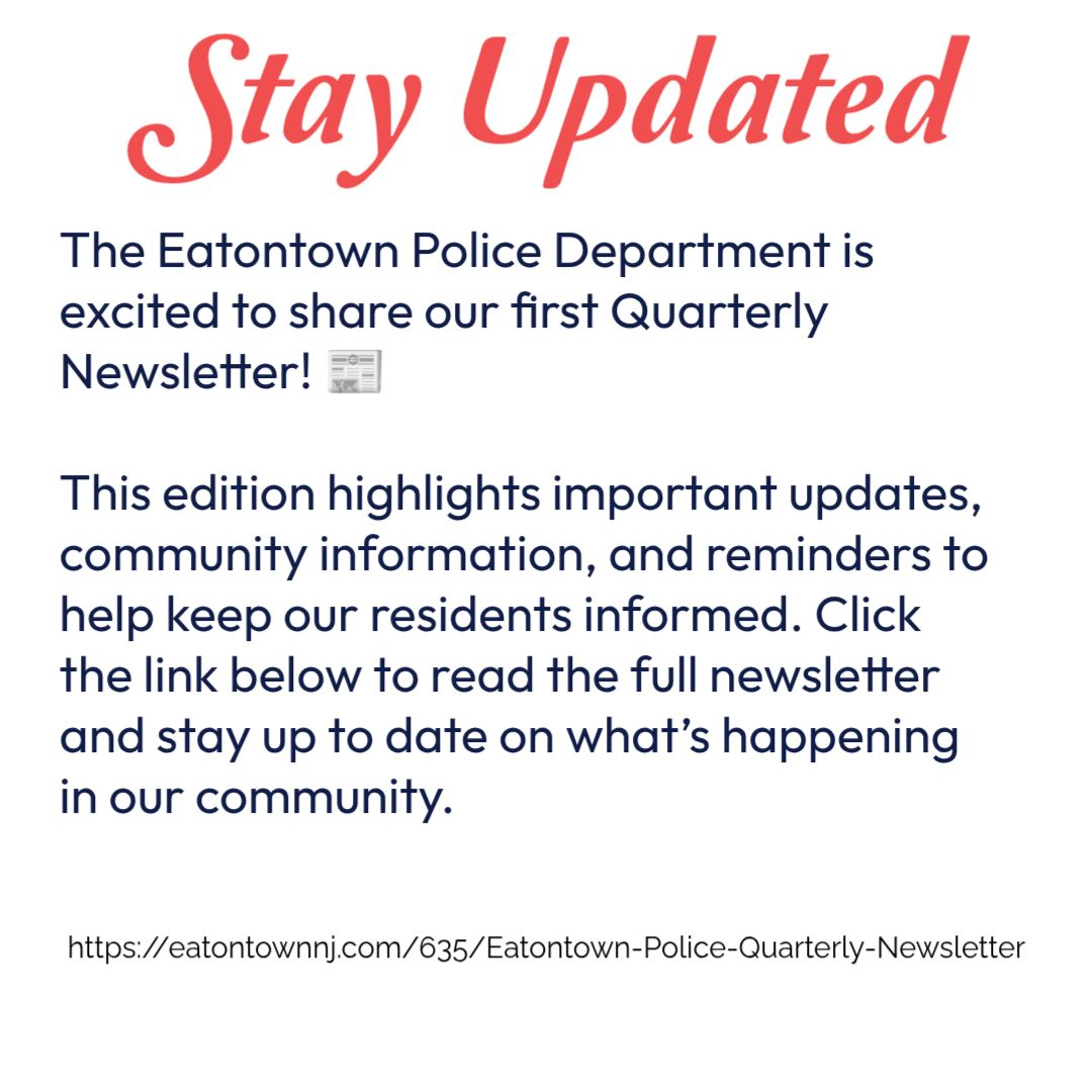 PD Newsletter Update