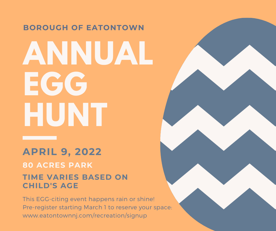 egg hunt flyer