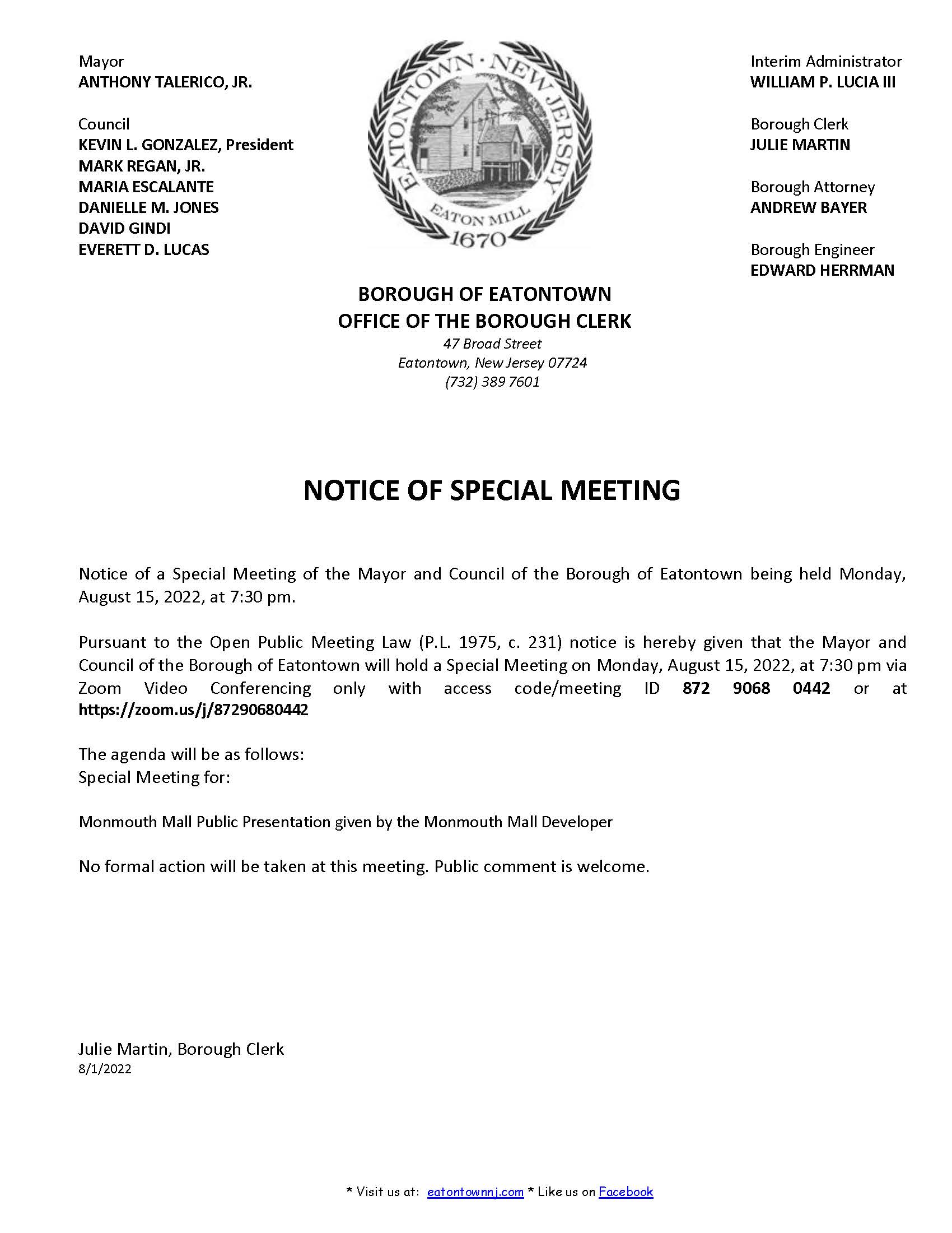 08-15-22 (Special Meeting)