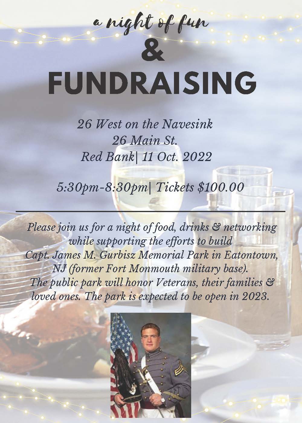 Veterans Park Fundraiser Oct 11 